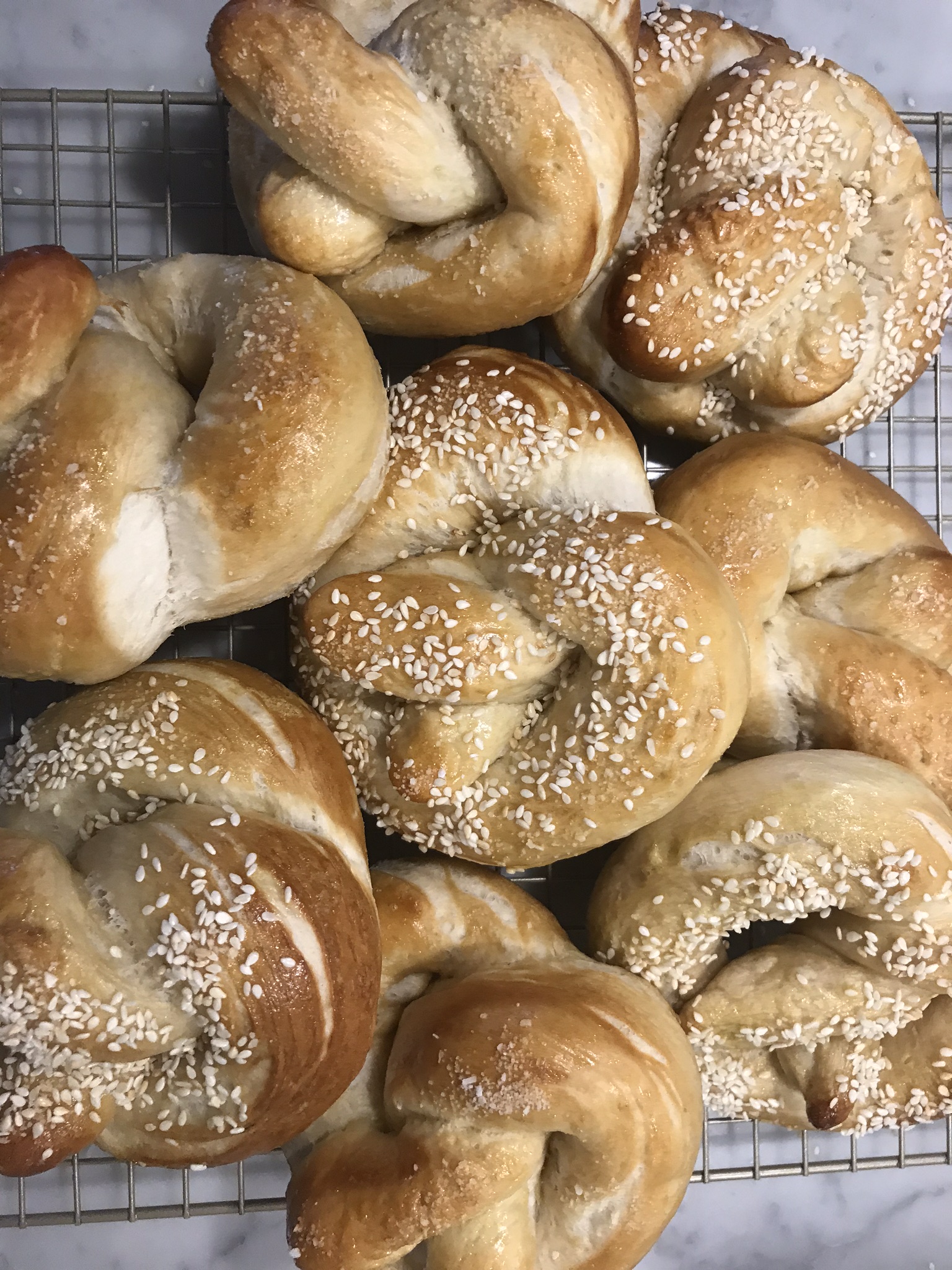 Pretzel Bagels