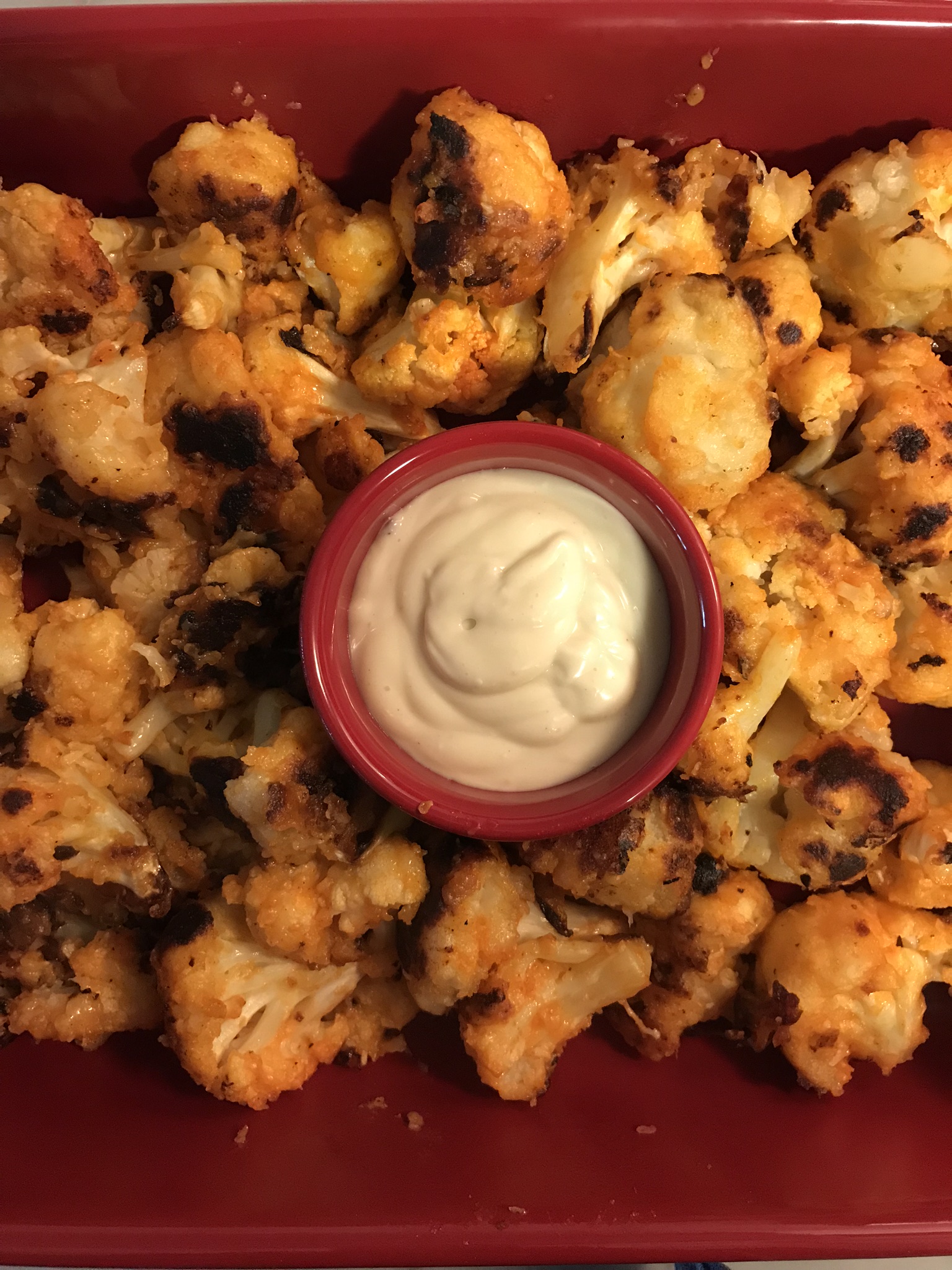 Buffalo Cauliflower Bites