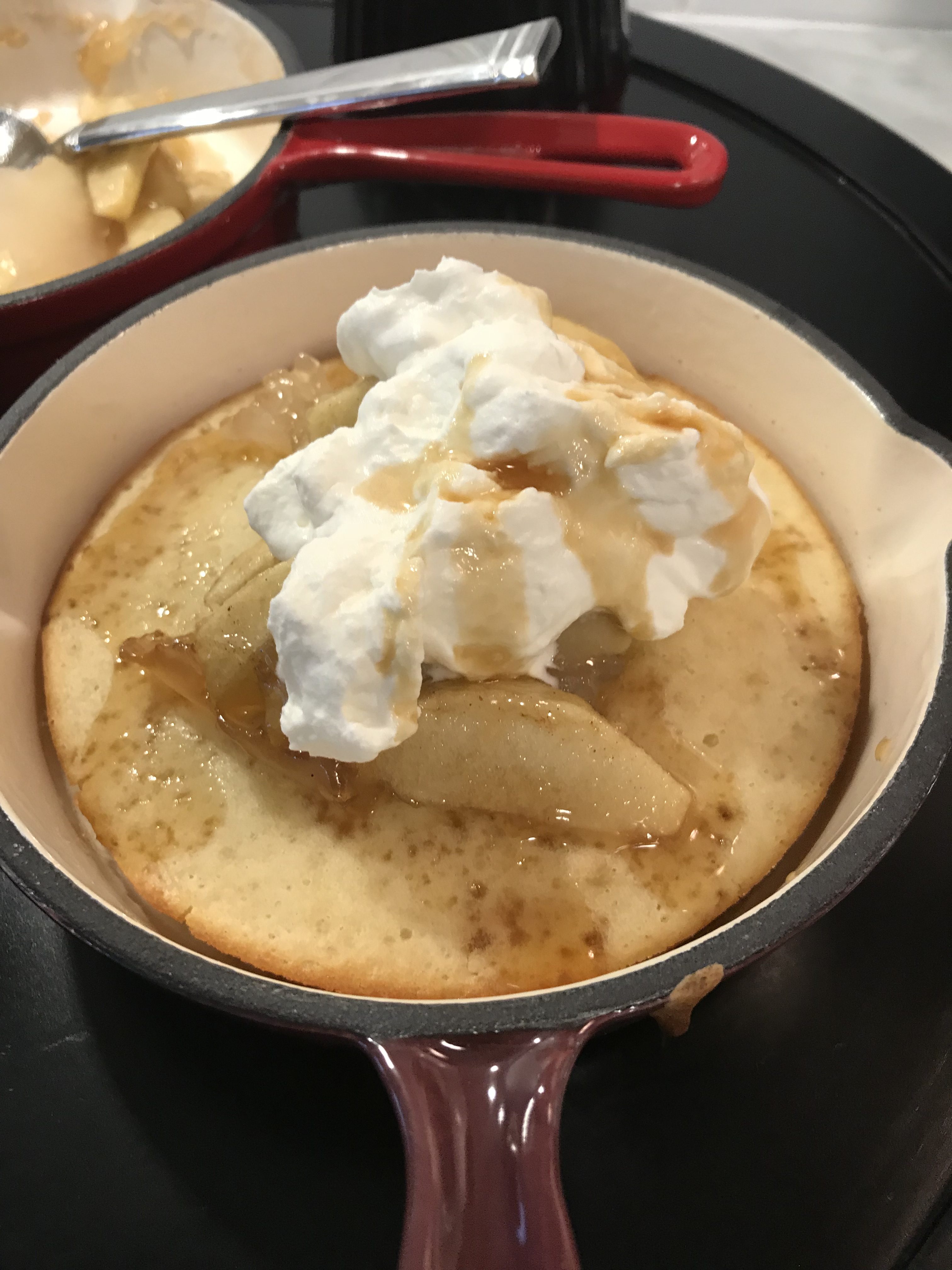 Apple Cider Baked Pancakes