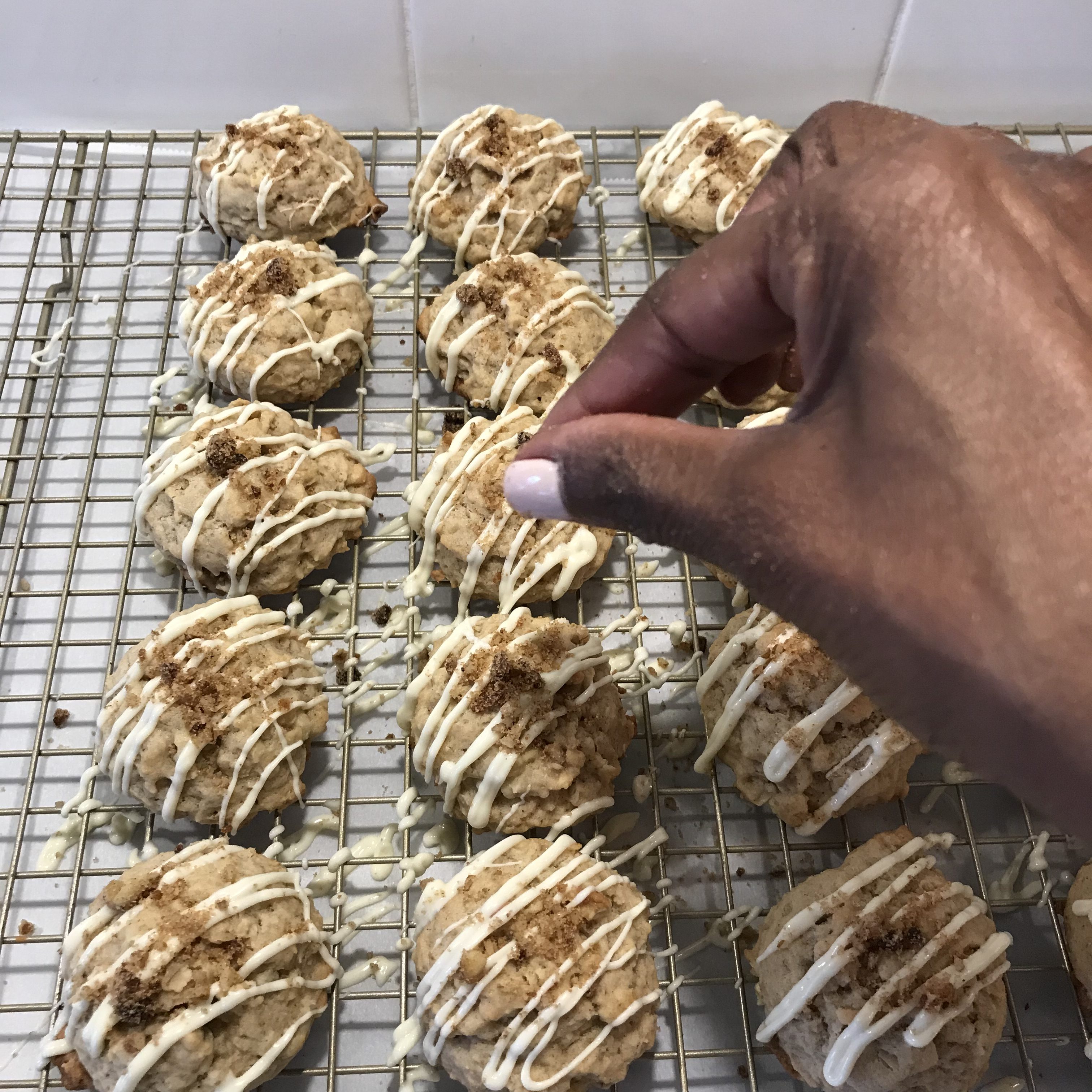 Apple Spice Oatmeal Cookies