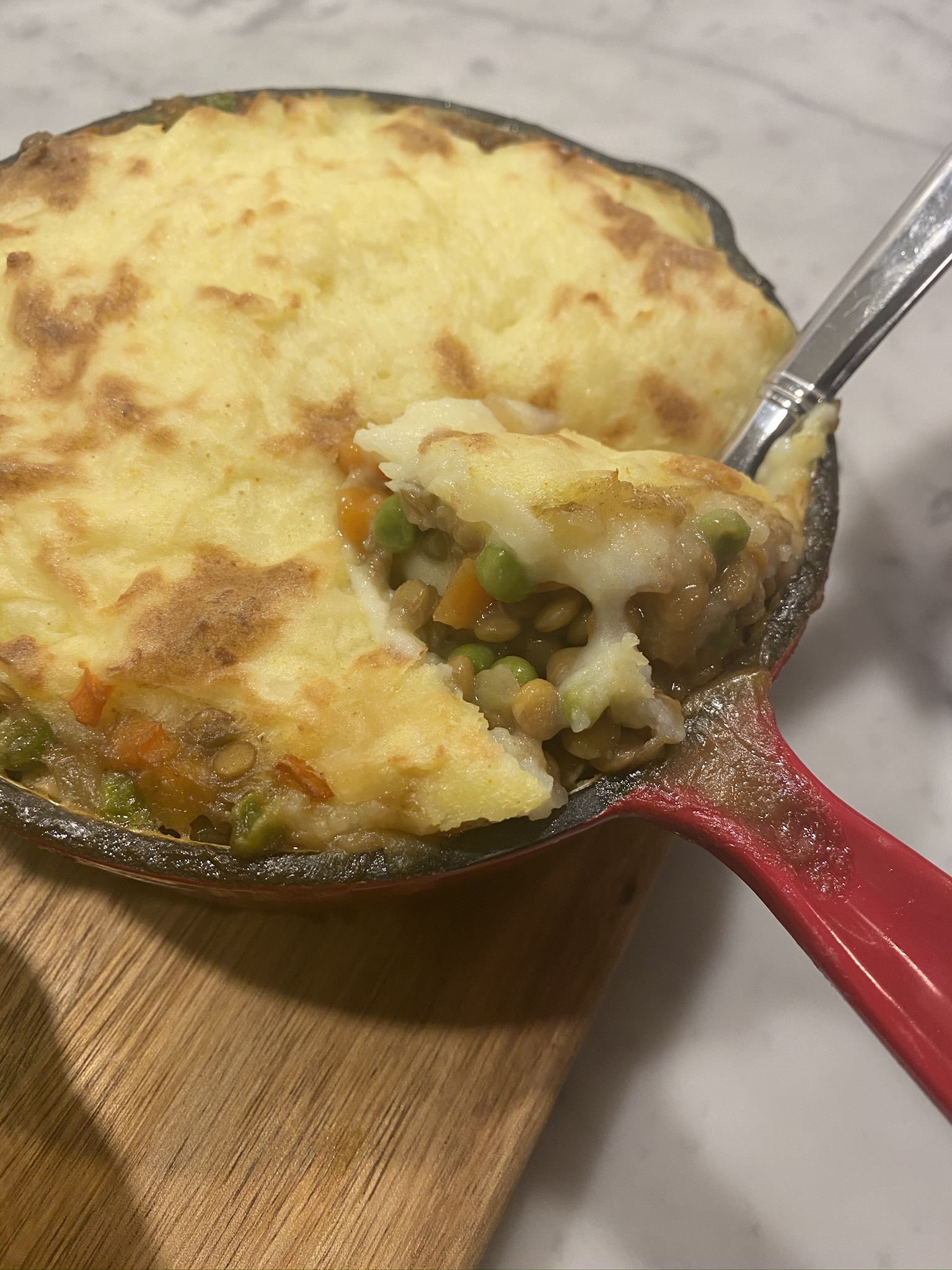 Indian Veggie Sheperd’s Pie