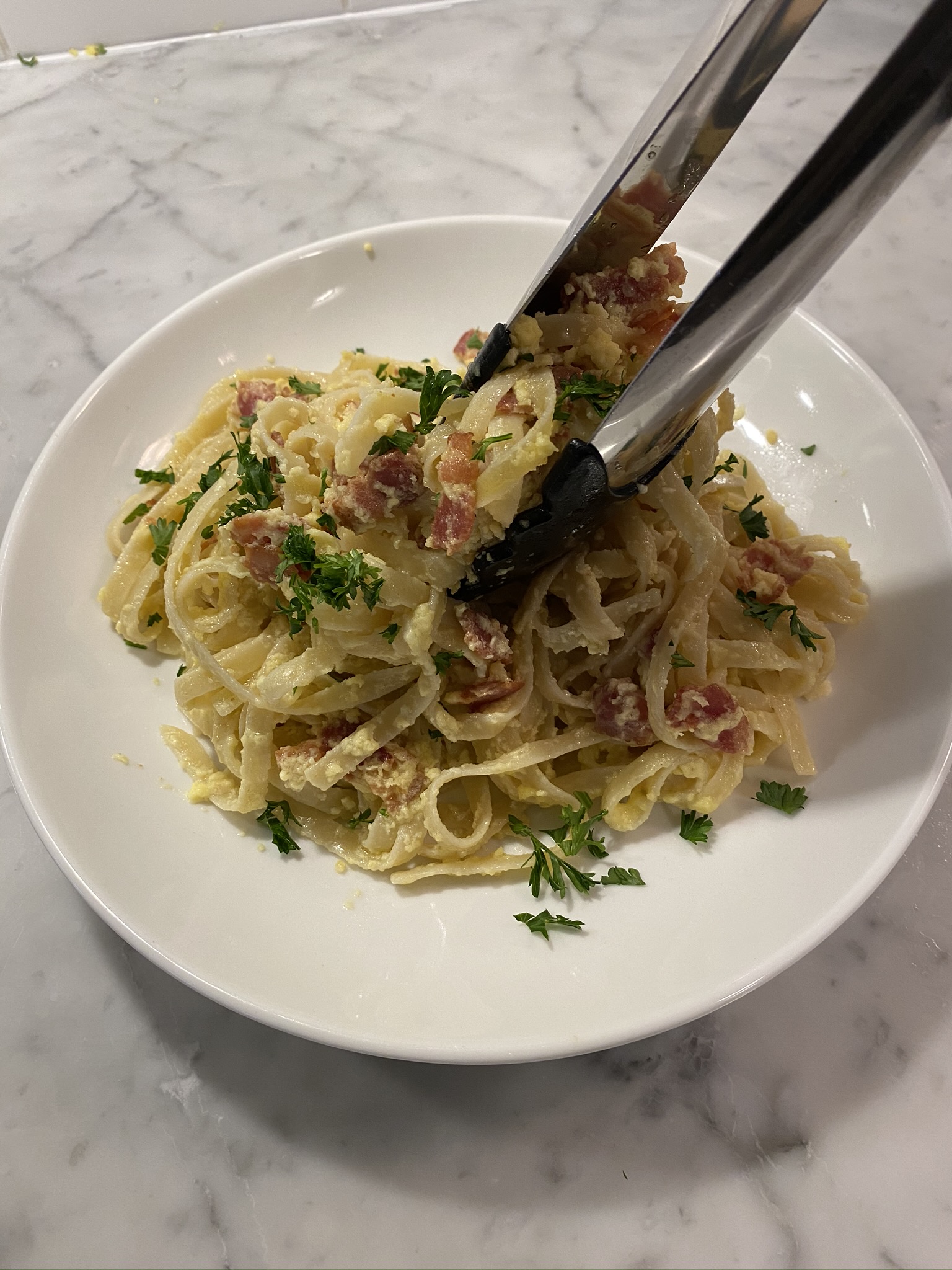 Fettuccine Carbonara