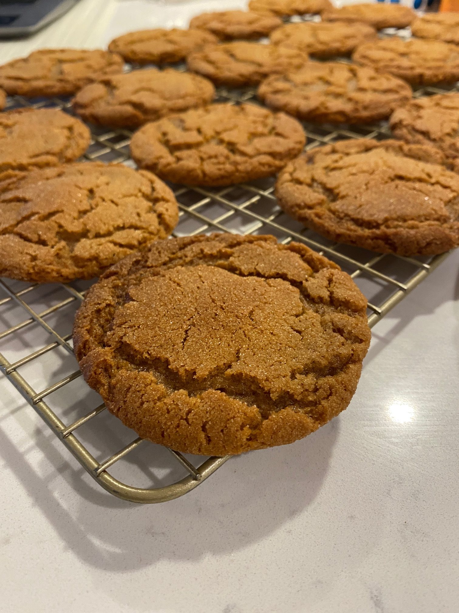 Angie’s Ginger Molasses Cookies